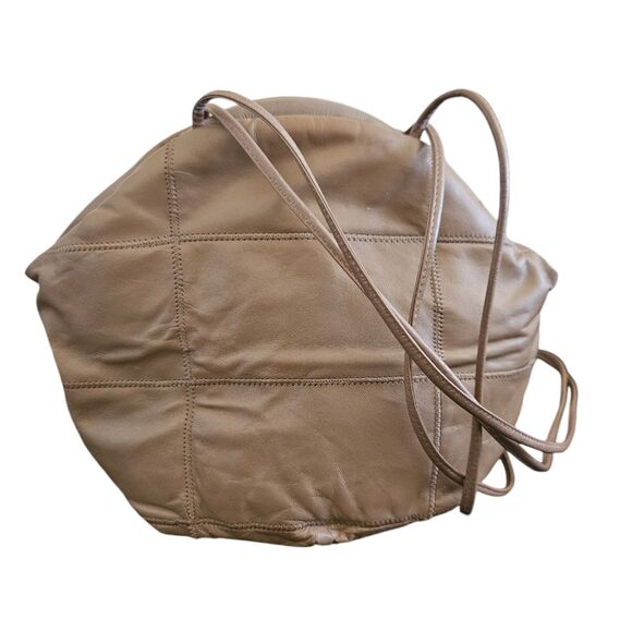 Vintage Donny Mocha Snakeskin Embossed Leather Shoulder Bag - Picture 2 of 12